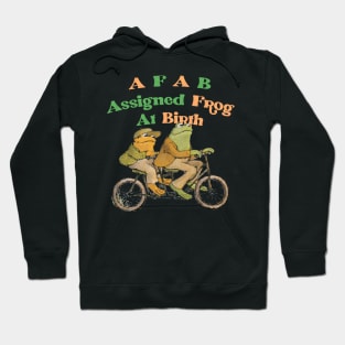 afab assigned frog at birth (trans pride) Hoodie